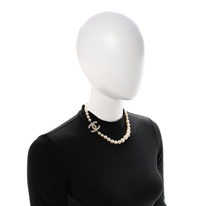 Chanel Pearl CC 100th Anniversary Necklace Light Gold 2 of 7