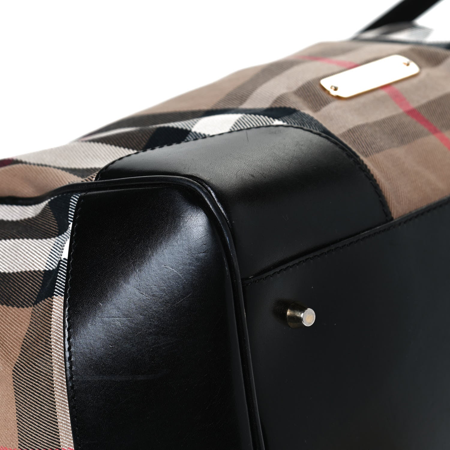 Burberry House Check Canterbury Tote Black 12 of 13