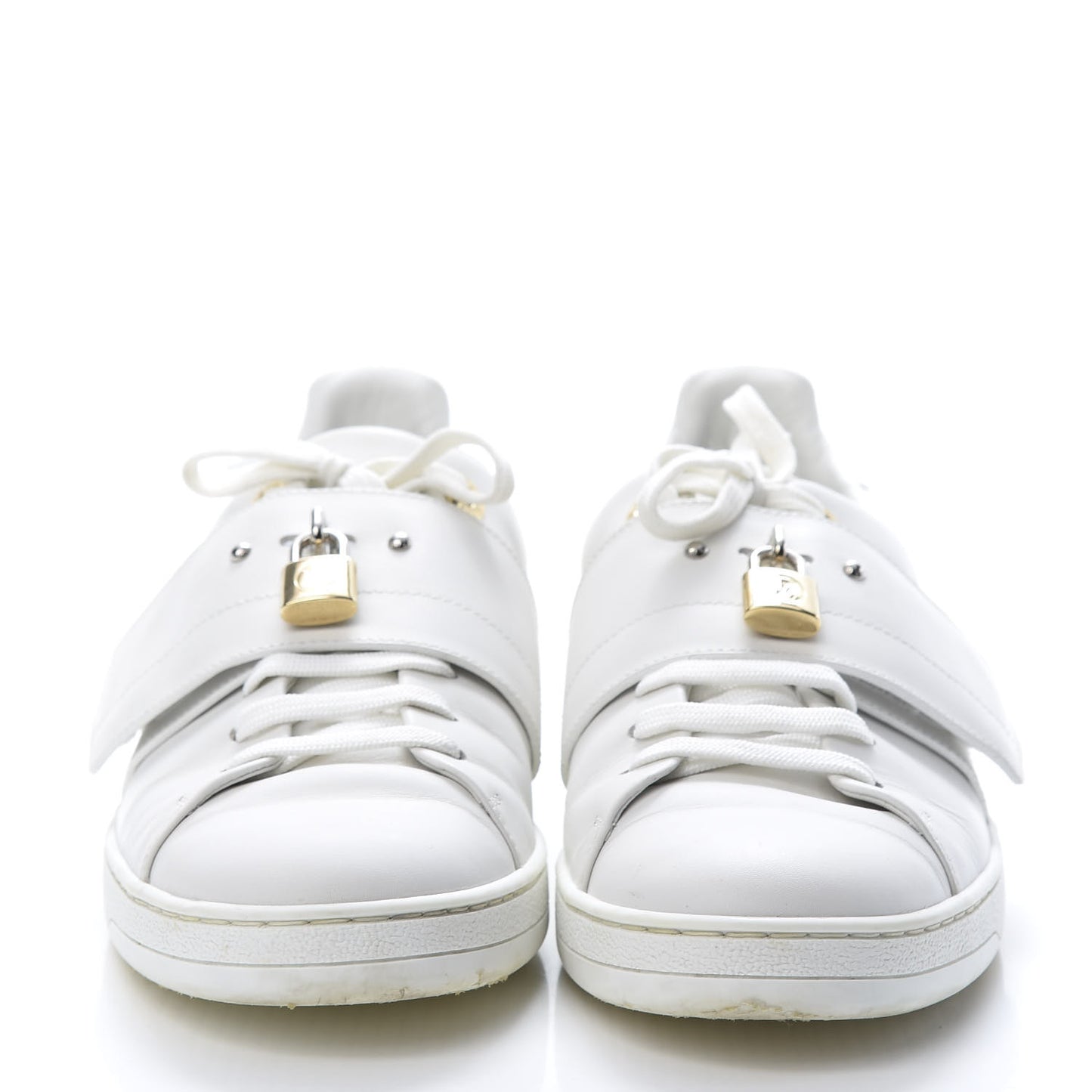 Calfskin Front Row Sneaker 38.5 White