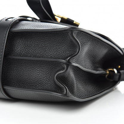 Chloe Grained Calfskin Medium Aby Day Shoulder Bag Black 9 of 10