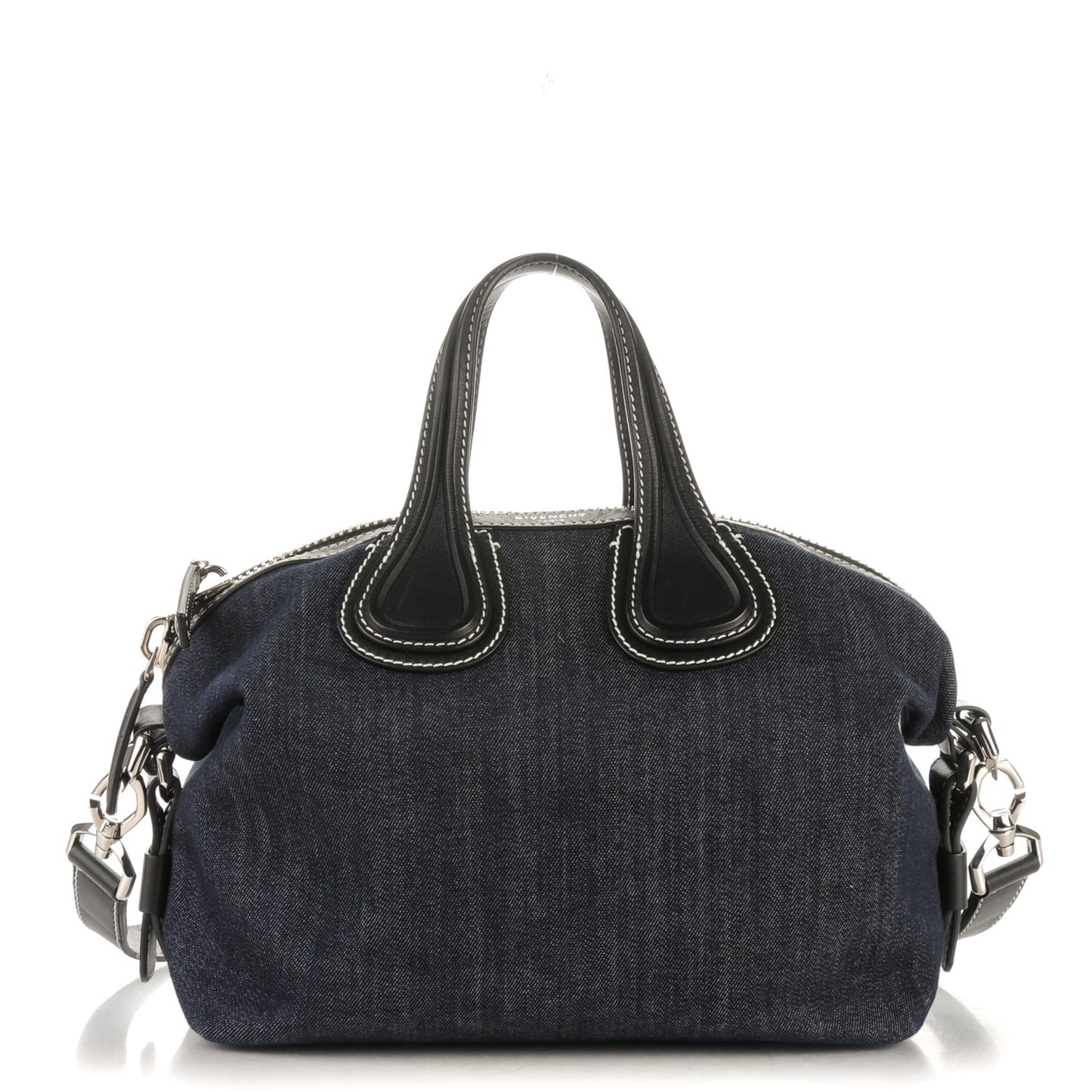 Denim Calfskin Small Nightingale Blue Black