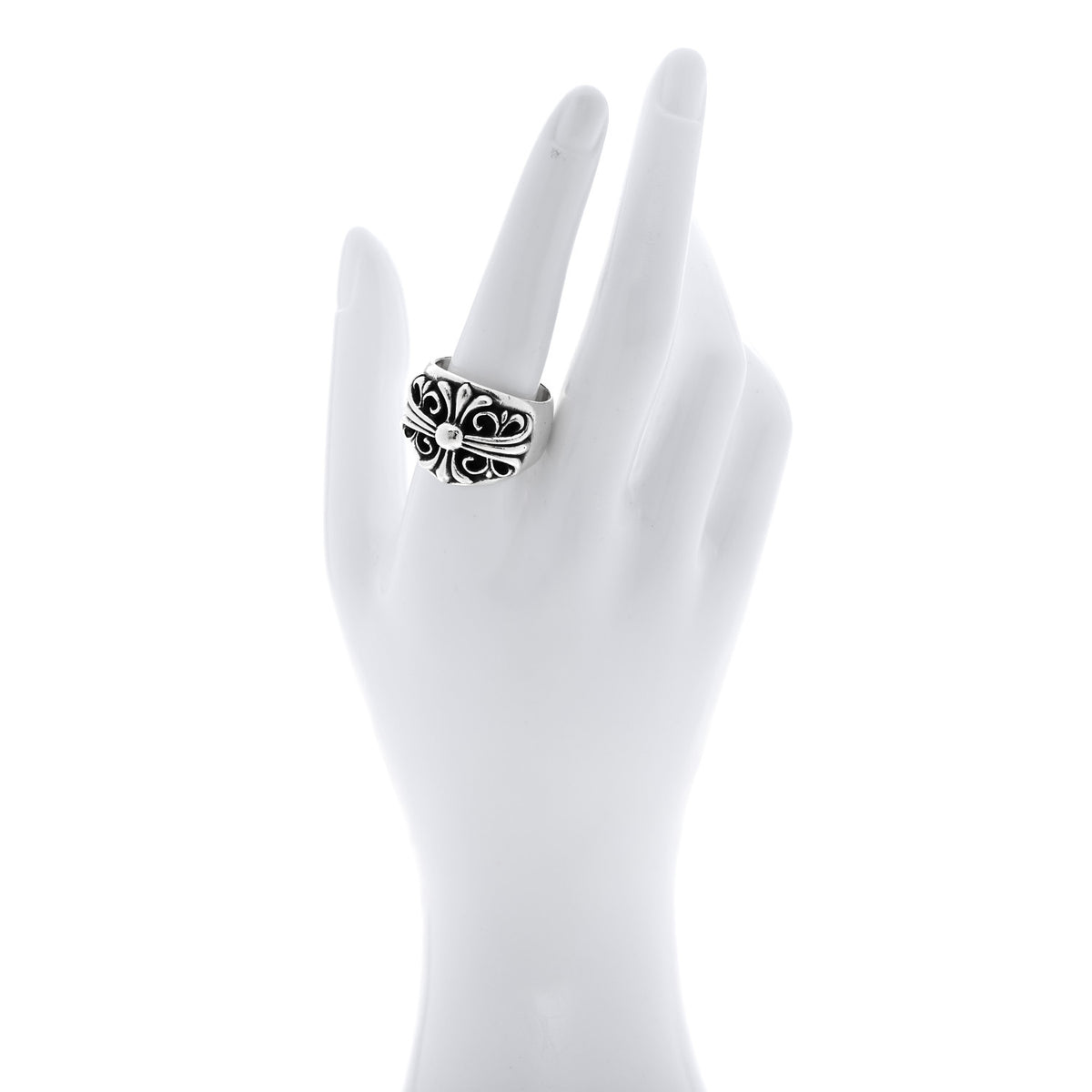 Sterling Silver Keeper Ring 63 10.5