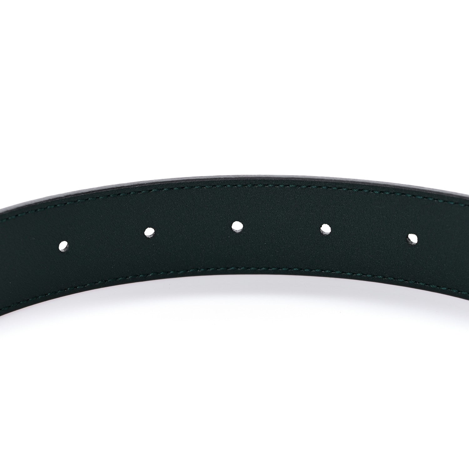 Gucci Plutone Calfskin Double G 30mm Belt 70 28 Verde 4 of 5