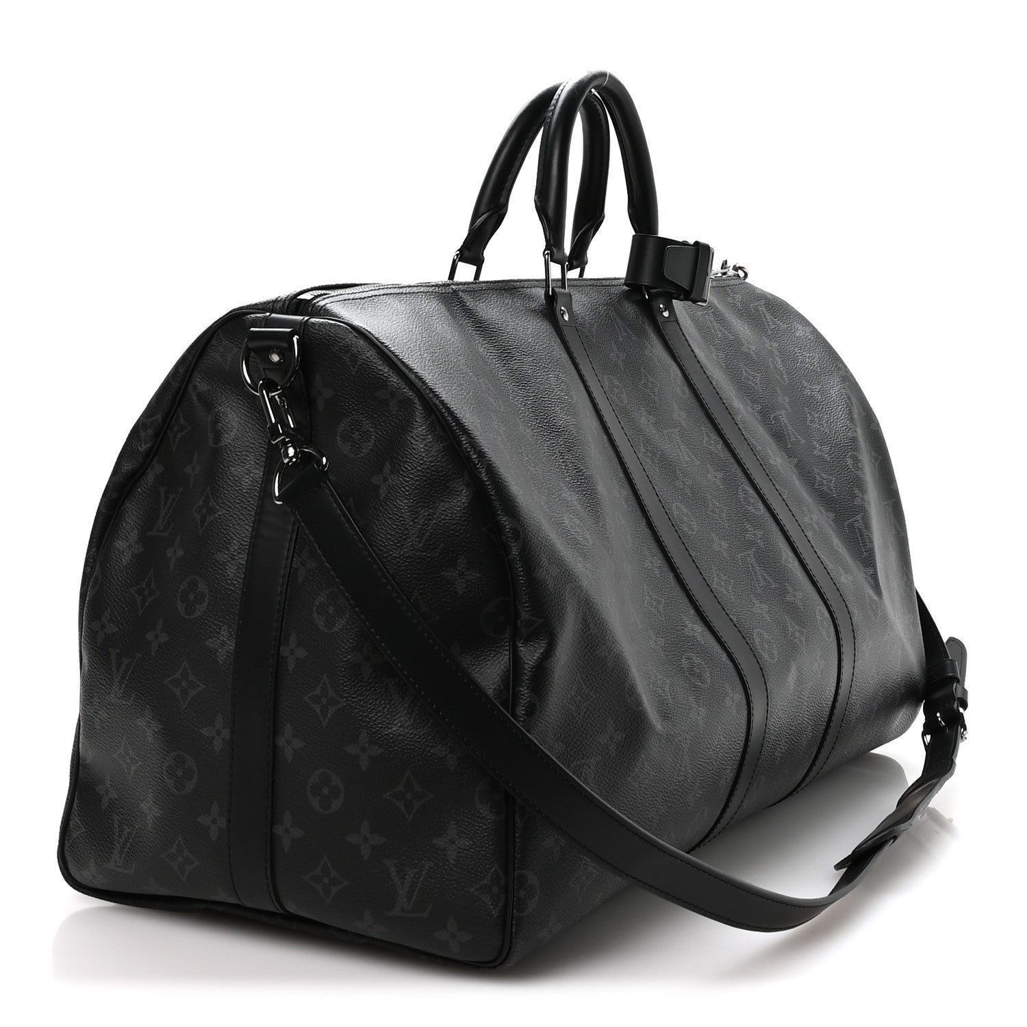 Louis Vuitton Monogram Eclipse Keepall Bandouliere 55 2 of 9
