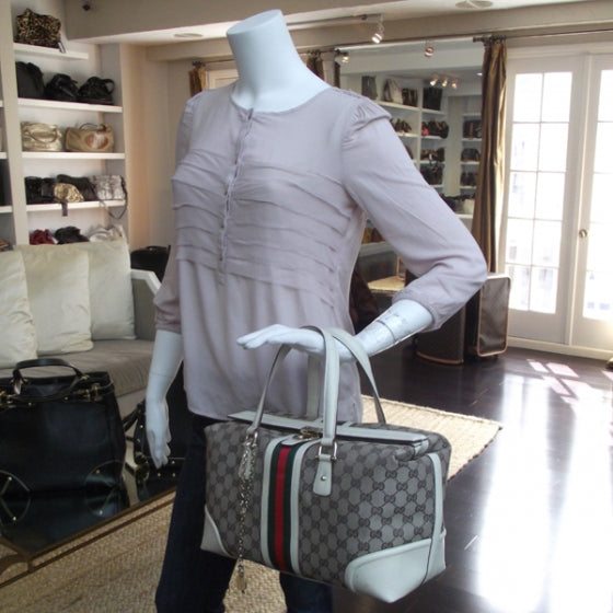 Gucci Monogram Large Treasure Boston 2 of 12