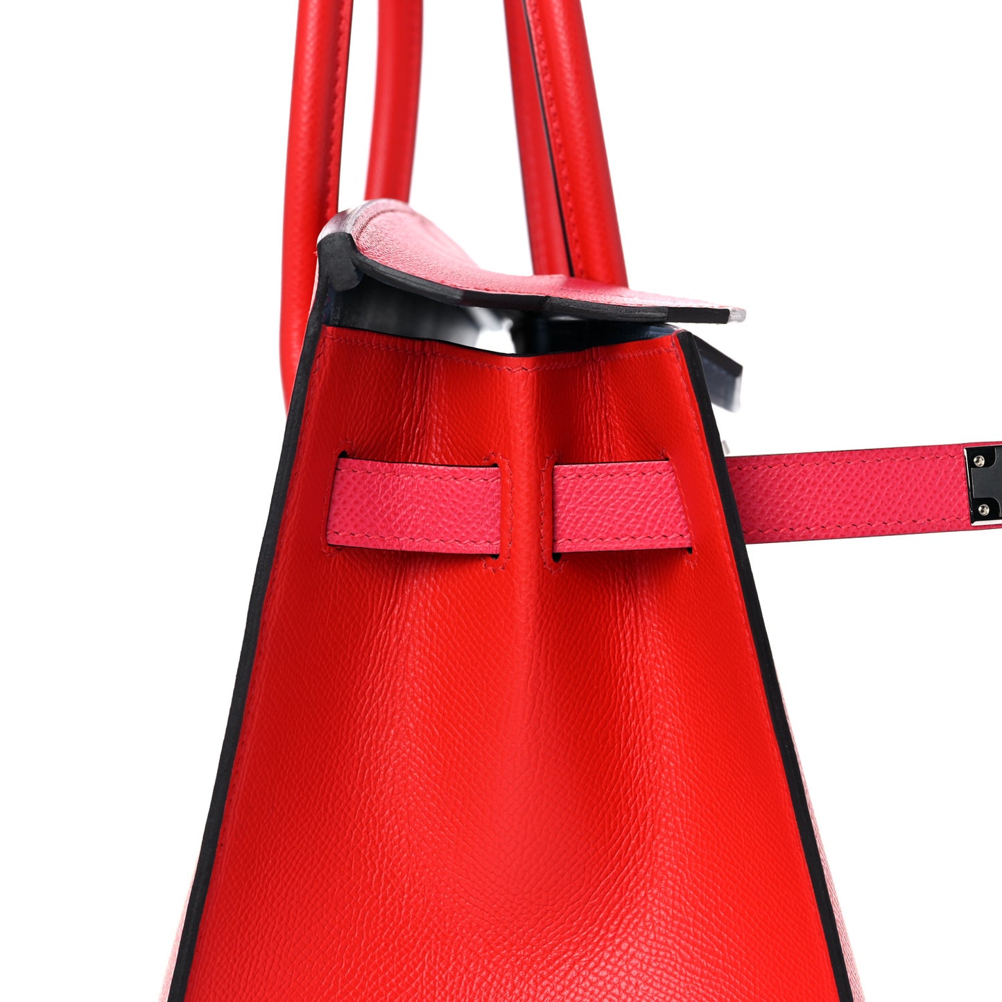 Epsom Casaque Birkin Sellier 30 Rouge Coeur Rose Extreme Bleu Zanzibar