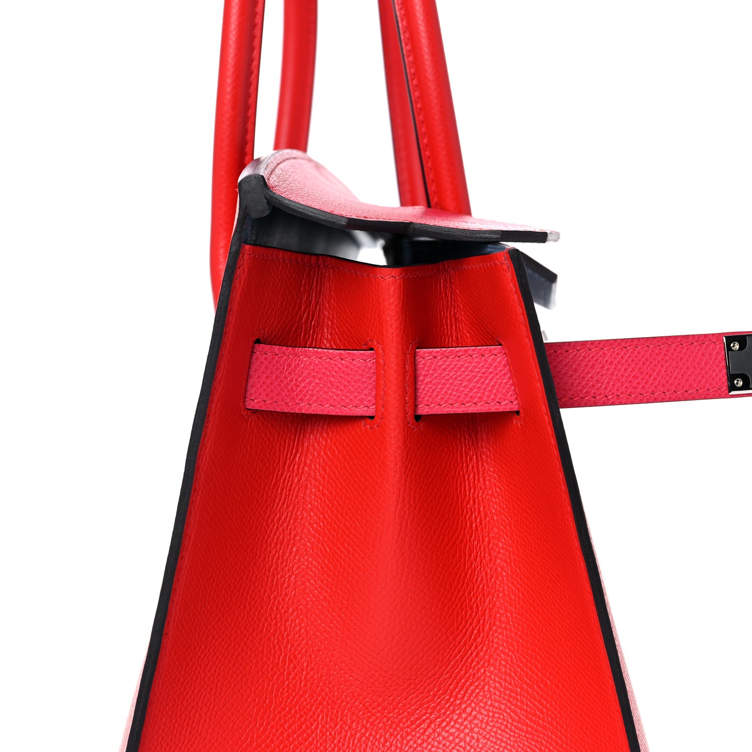 Hermes Epsom Casaque Birkin Sellier 30 Rouge Coeur Rose Extreme Bleu Zanzibar 18 of 35