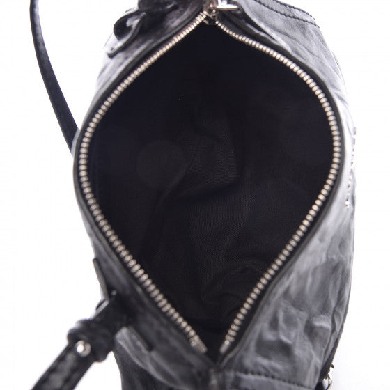 Tumbled Sheepskin Mini Pandora Black