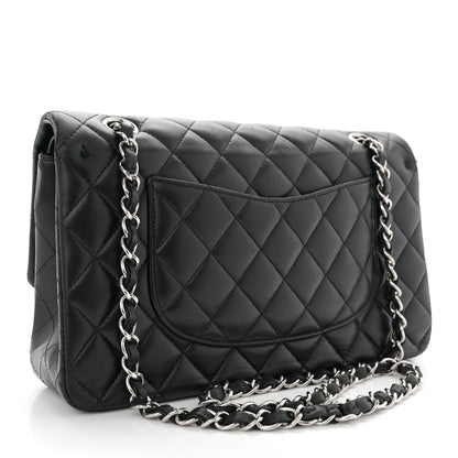 Chanel Lambskin Quilted Medium Double Flap Black 3 of 13