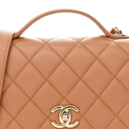 Chanel Caviar Quilted Medium Business Affinity Flap Brown 8 of 10
