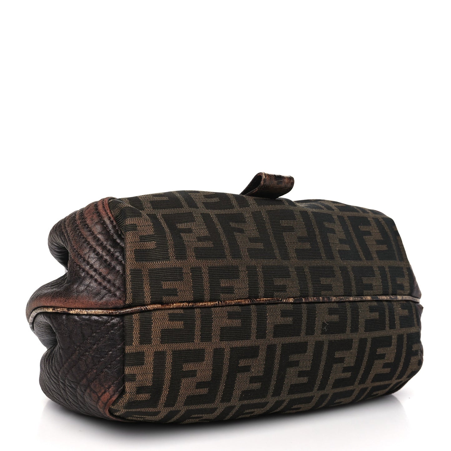 Zucca Nappa Nuvolata Vitello Tortuga Small Spy Tobacco Moro