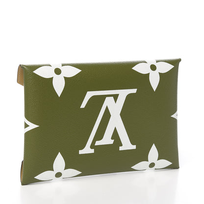 Louis Vuitton Monogram Giant Large Kirigami Pochette Kaki 2 of 6