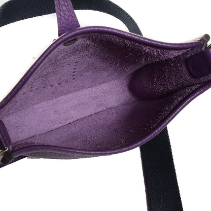 Hermes Taurillon Clemence Evelyne TPM Ultraviolet 5 of 16