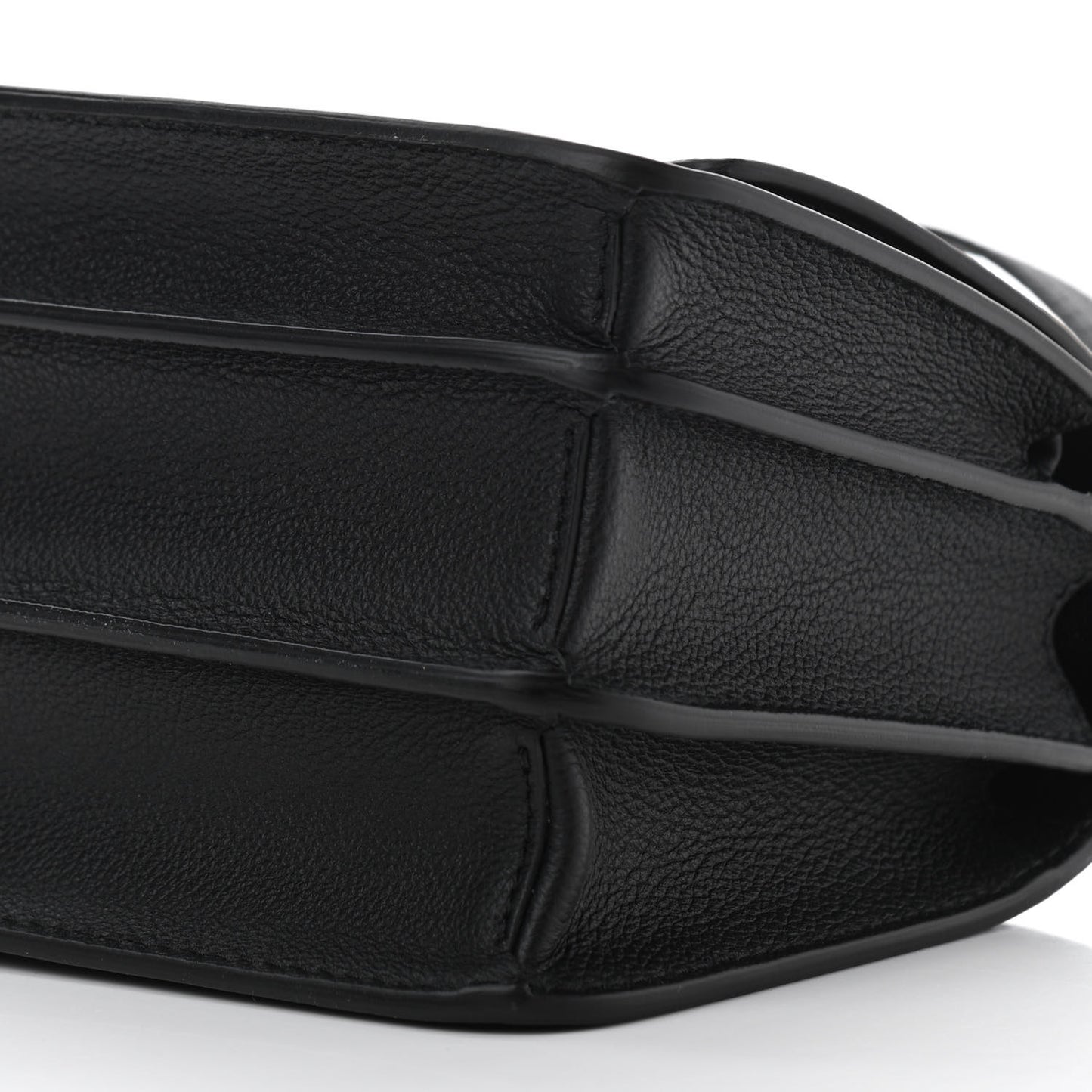 Grained Calfskin La Medusa Shoulder Bag Black