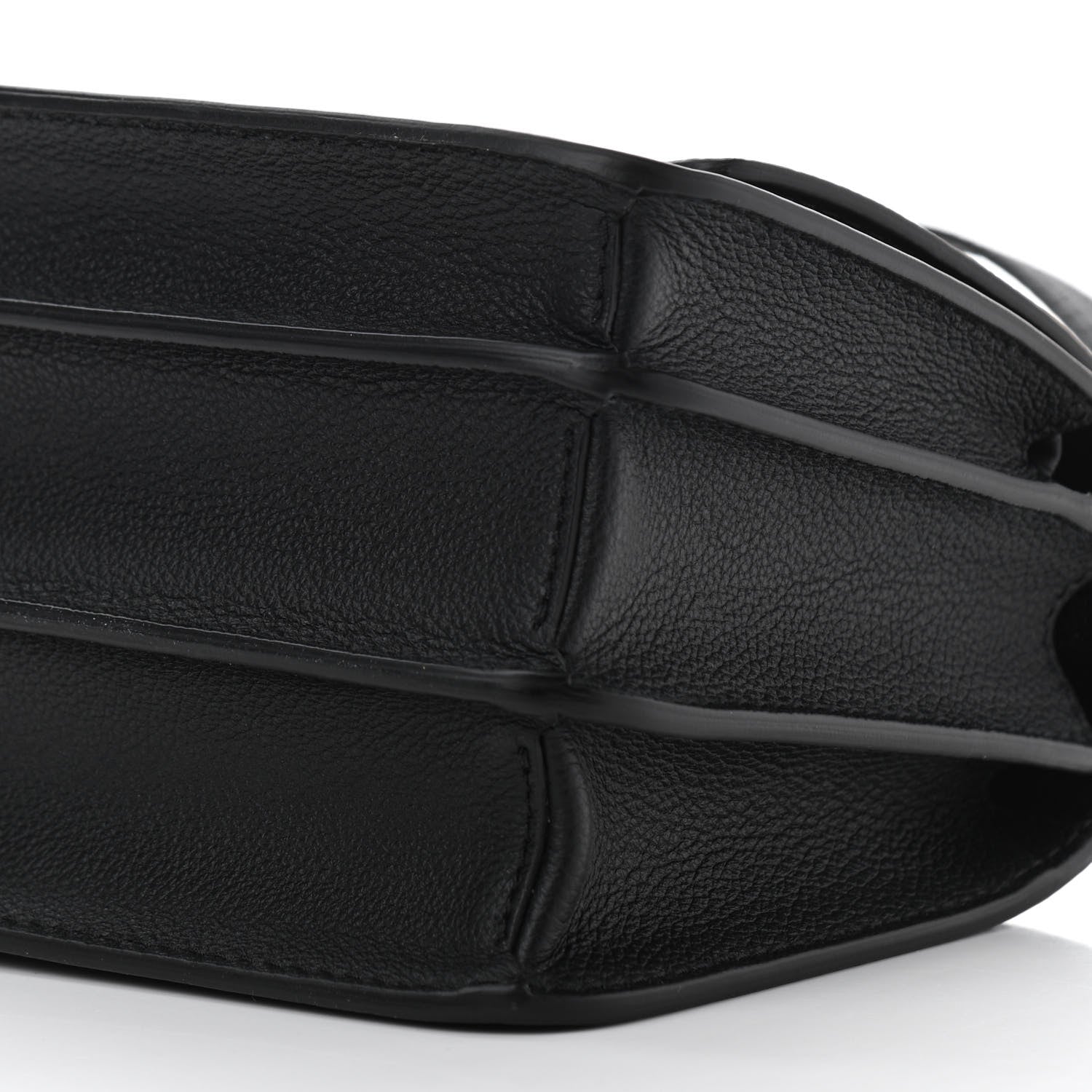 Versace Grained Calfskin La Medusa Shoulder Bag Black 10 of 10