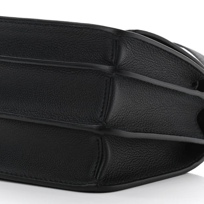 Versace Grained Calfskin La Medusa Shoulder Bag Black 10 of 10