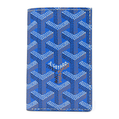 Goyard Goyardine Saint Pierre Card Holder Blue 1 of 7