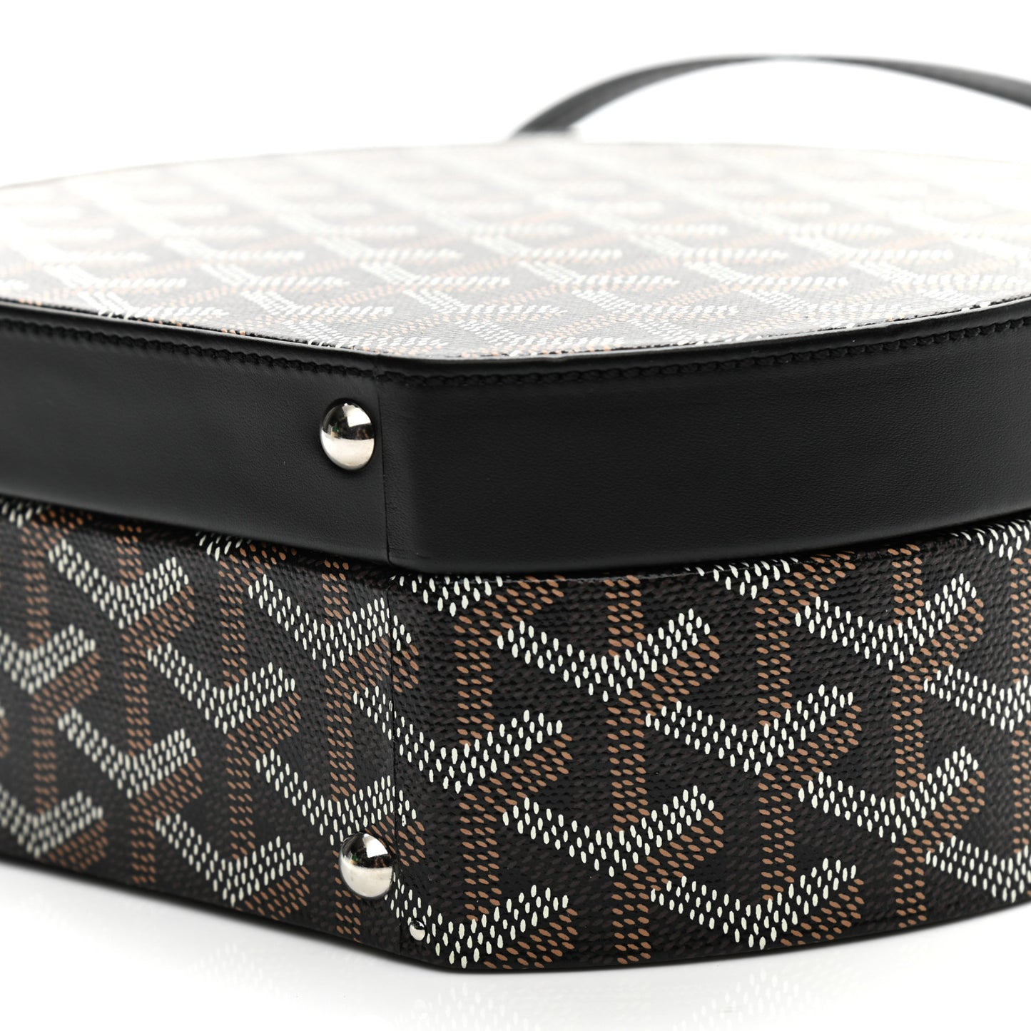 Goyardine Alto Hatbox Black