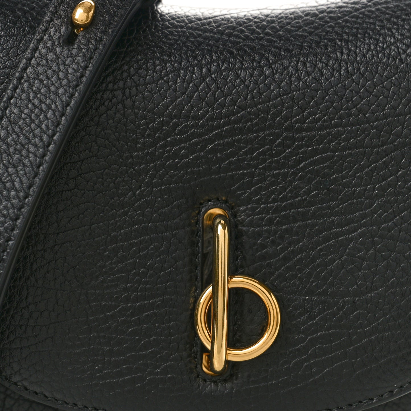 Calfskin Mini Rocking Horse Crossbody Black