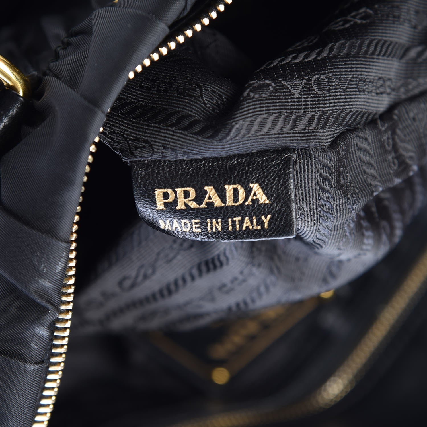 Prada Tessuto Nylon Gaufre Tote Black 7 of 7