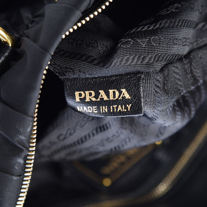 Prada Tessuto Nylon Gaufre Tote Black 7 of 7