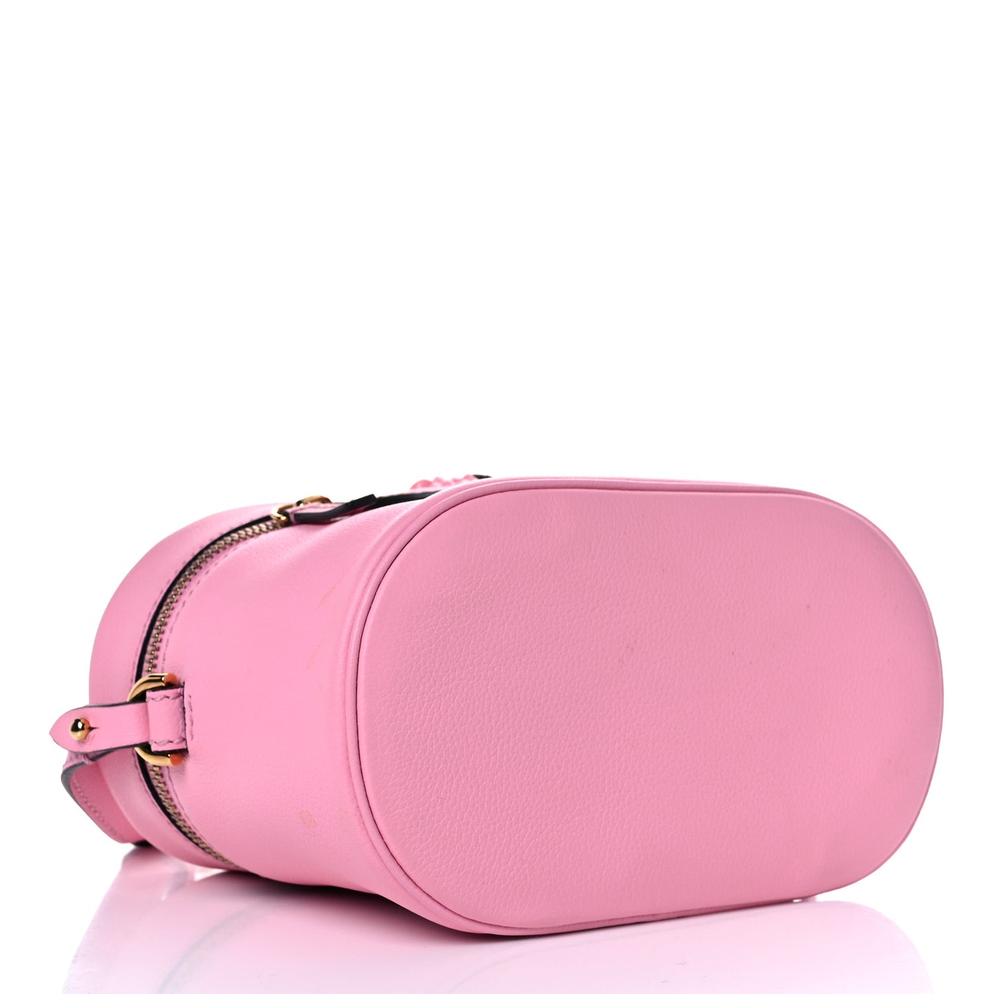 Grained Calfskin La Medusa Mini Shoulder Bag Pink