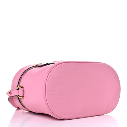 Versace Grained Calfskin La Medusa Mini Shoulder Bag Pink 4 of 9