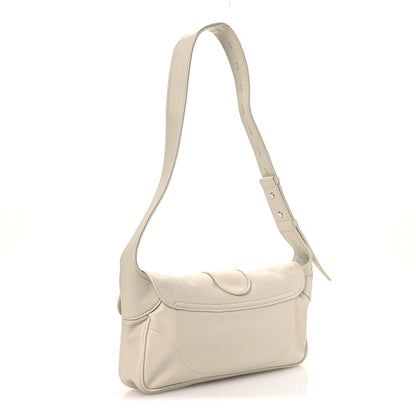 Gucci Goatskin Small GG Monochrome Aphrodite Shoulder Bag Mystic White 3 of 12