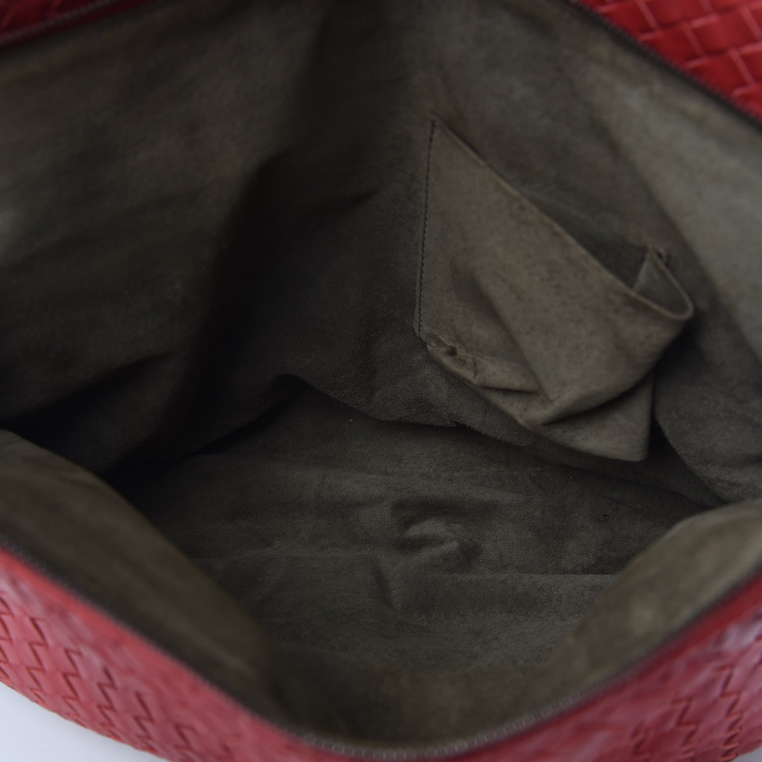 Bottega Veneta Nappa Intrecciato Double Compartment Tote Red 10 of 12