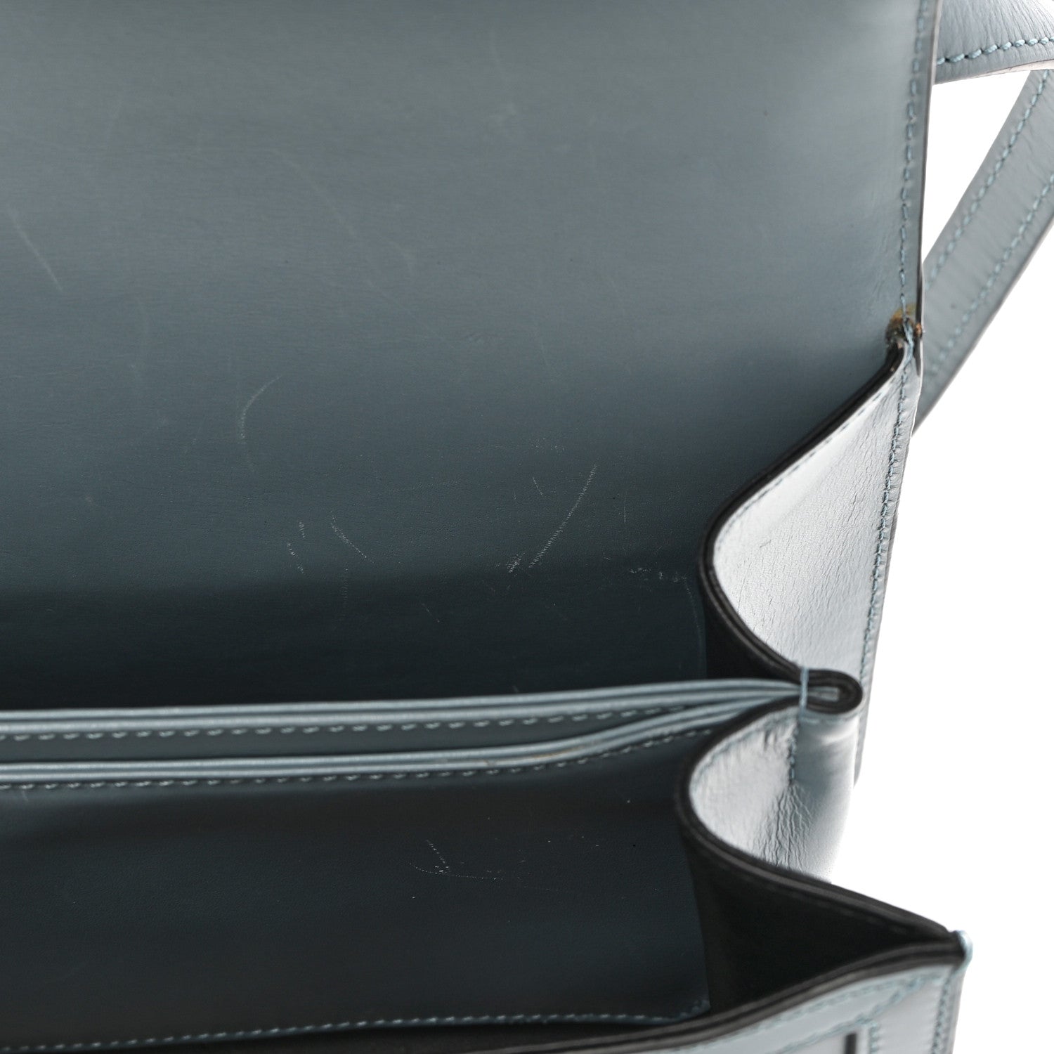 Loewe Calfskin Small Barcelona Shoulder Bag Stone Blue 14 of 21