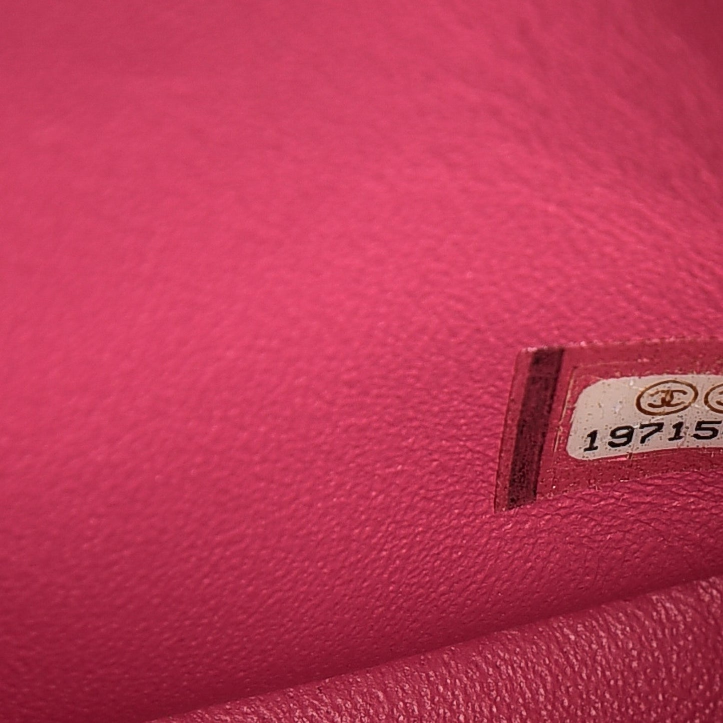 Lambskin Quilted Mini Rectangular Flap Fuchsia