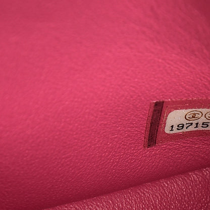 Chanel Lambskin Quilted Mini Rectangular Flap Fuchsia 7 of 11