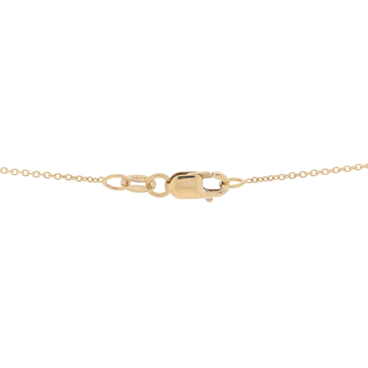 Roberto Coin 18K Yellow Gold Diamond Tiny Treasures Skull and Crossbones Necklace 3 of 3