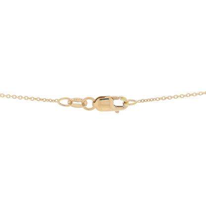 Roberto Coin 18K Yellow Gold Diamond Tiny Treasures Skull and Crossbones Necklace 3 of 3