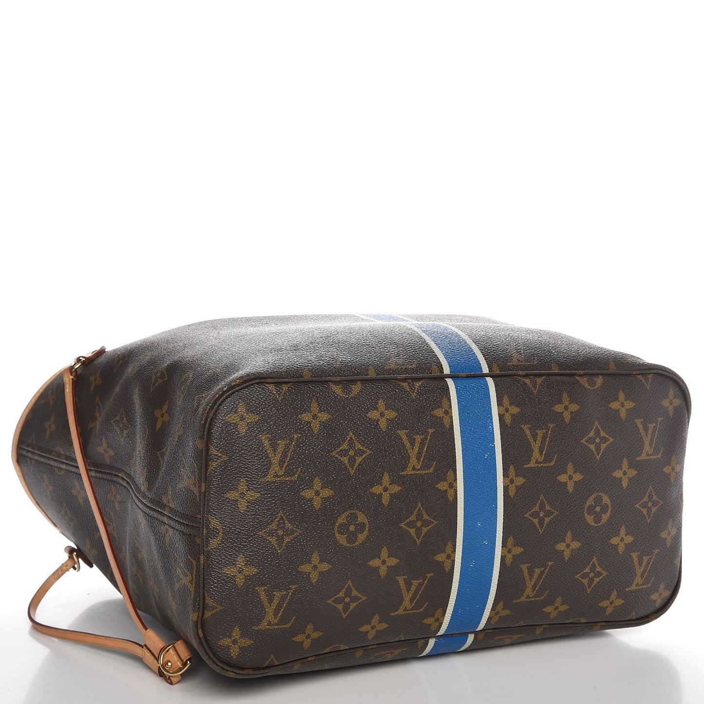 Monogram My LV Heritage Neverfull MM Blue De France White