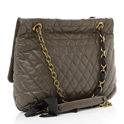 Lanvin Calfskin Quilted Medium Happy Shoulder Bag Brown 2 of 9