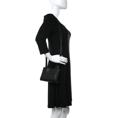 Telfar Vegan Leather Small Shopping Bag Black 2 of 10