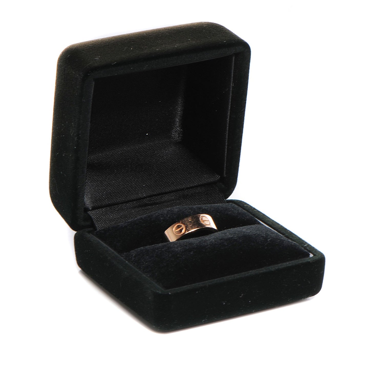 18k Pink Gold 5.5 mm Love Ring 49 4.75