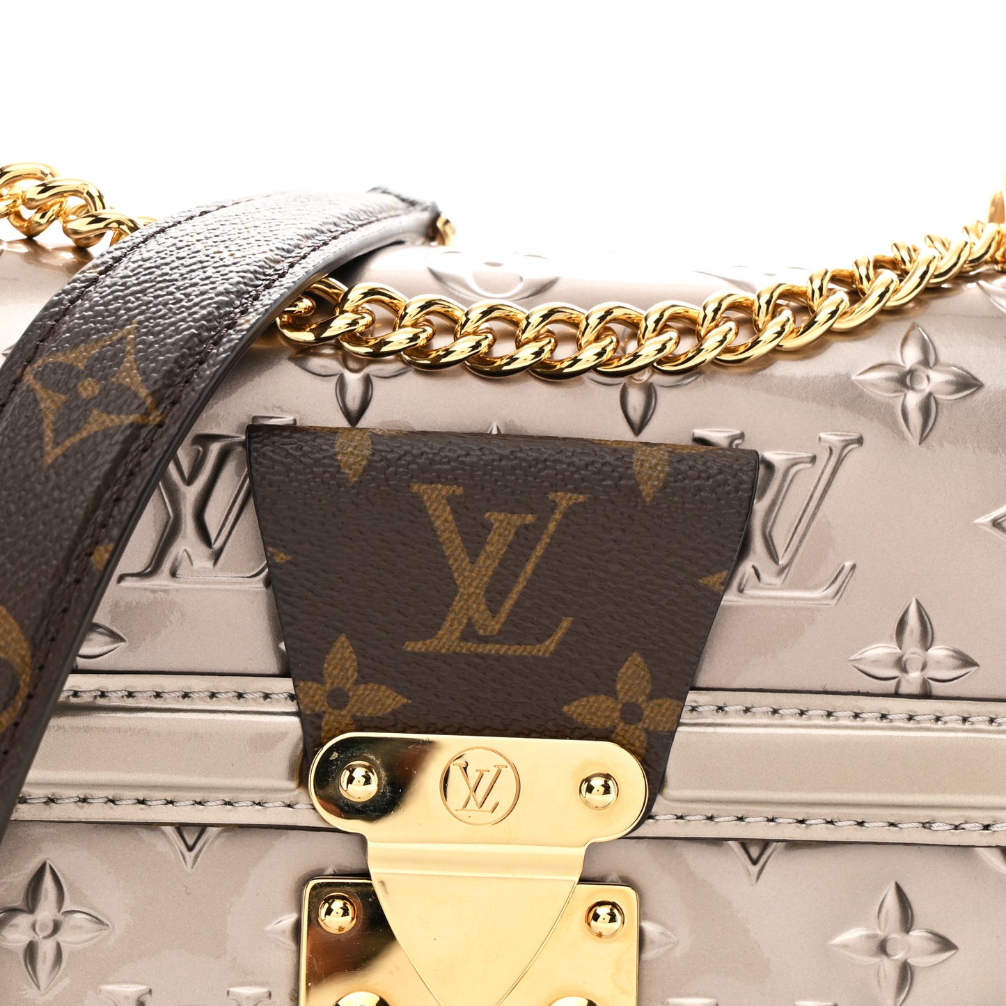 Vernis Monogram Wynwood Metallic Taupe Grey