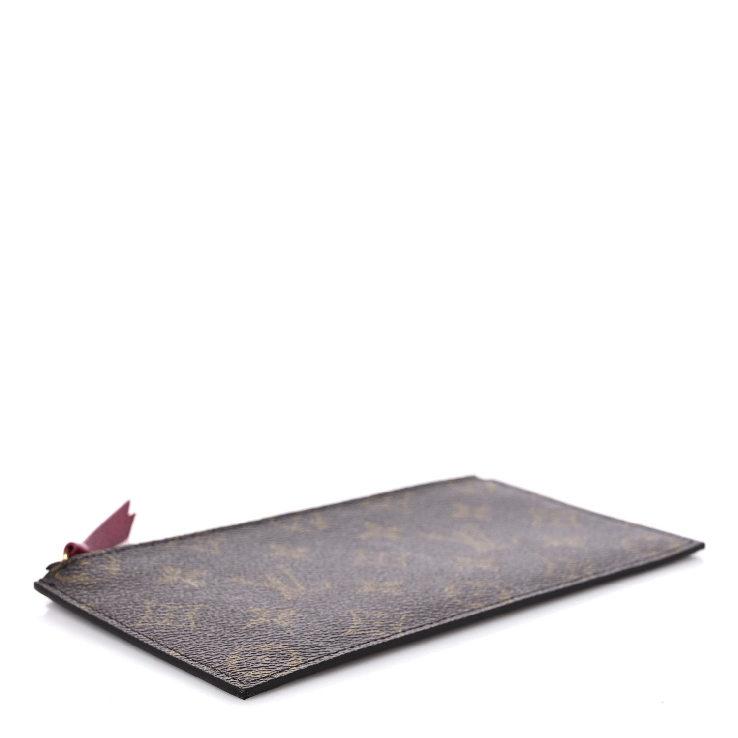 Louis Vuitton Monogram Felicie Chain Wallet Zippered Insert Fuchsia 4 of 6