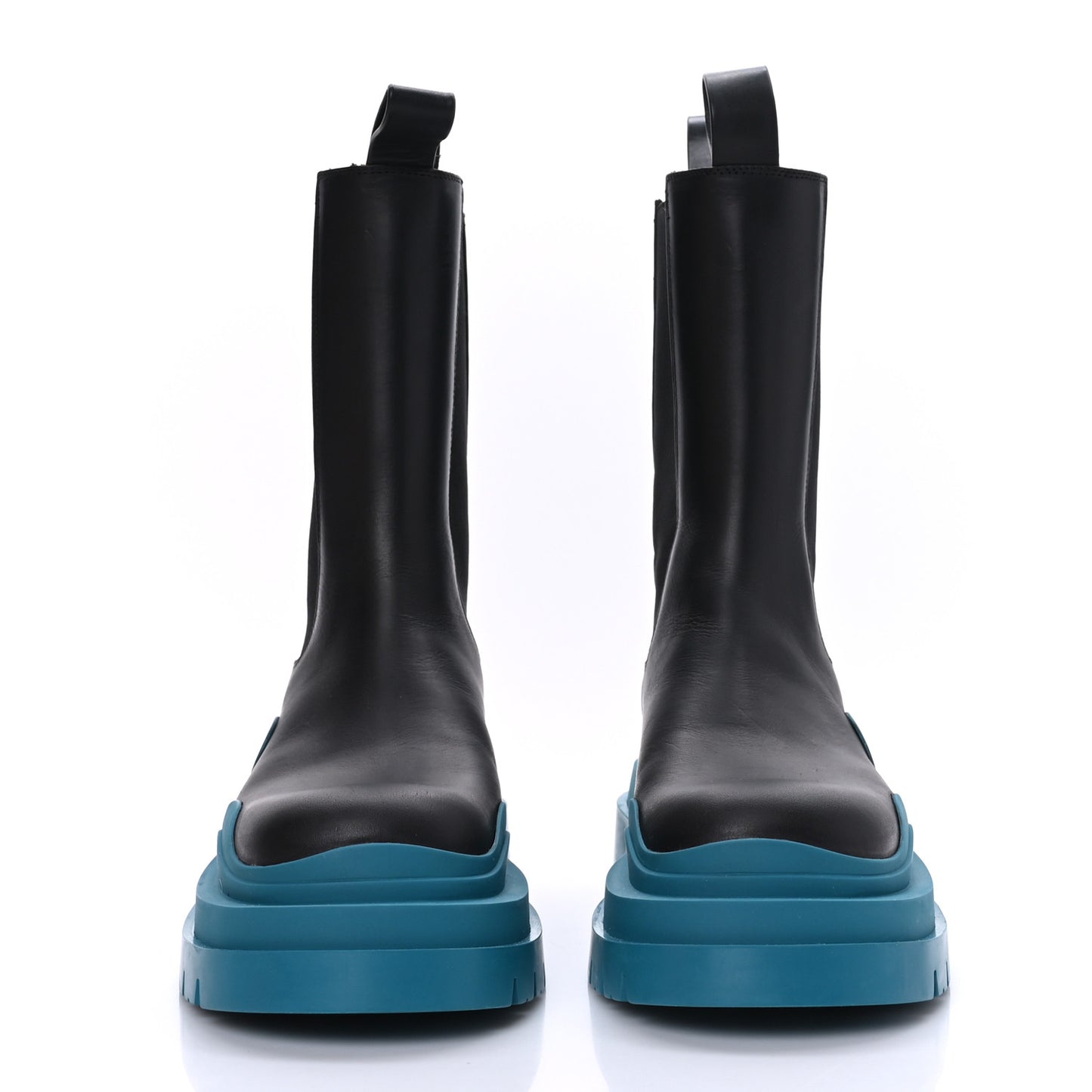 Calfskin Womens The Tire Chelsea Boots 37.5 Black Blaster