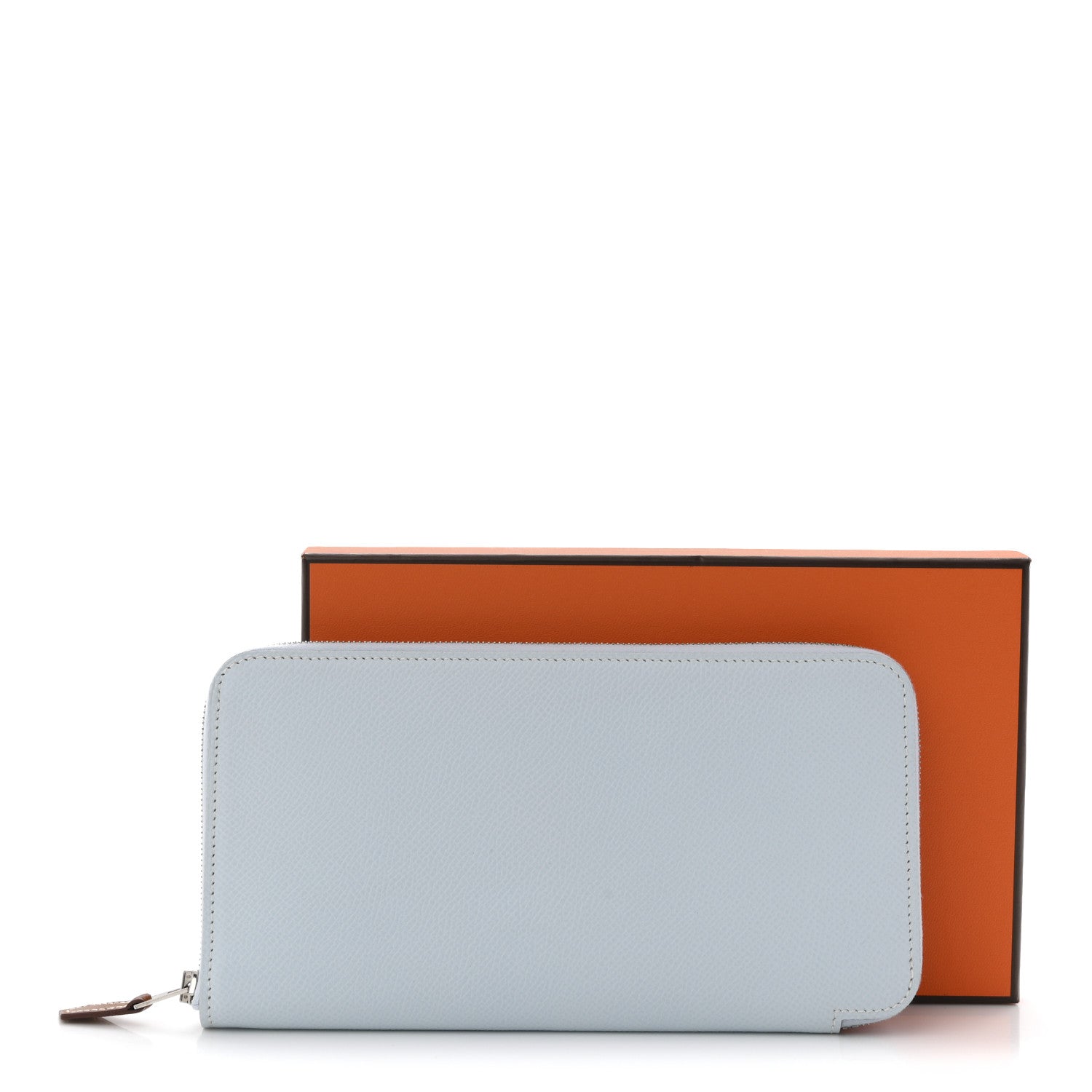 Hermes Epsom Silk'In Wallet Bleu Brume 8 of 8