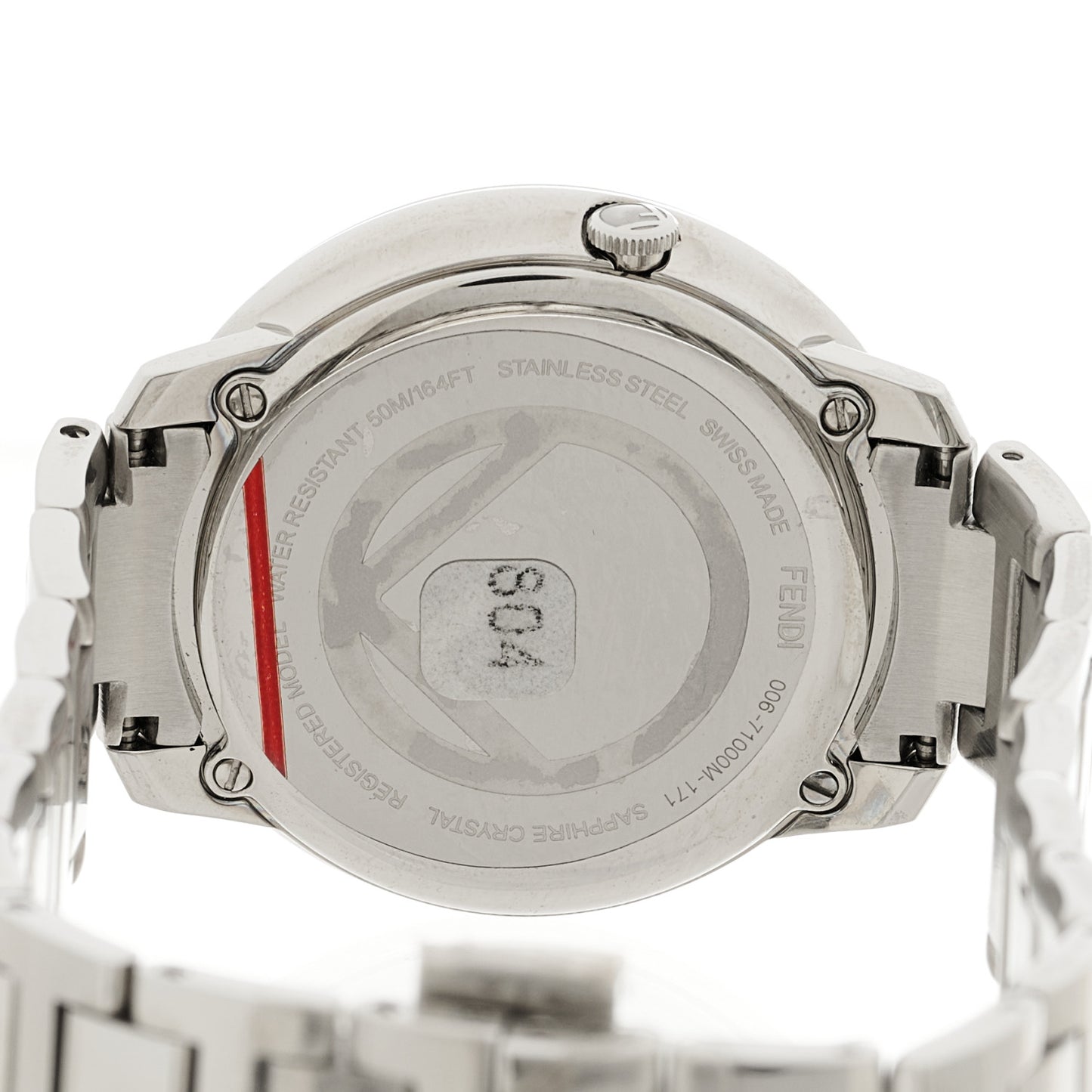 Stainless Steel 36mm Run Away Quartz Watch Silver