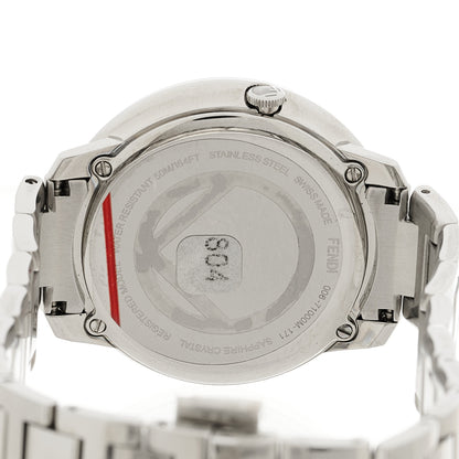 Fendi Stainless Steel 36mm Run Away Quartz Watch Silver 4 of 5