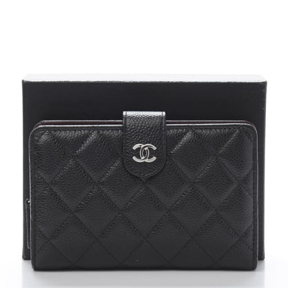 Chanel Caviar Quilted Zipped Pocket Wallet Black 12 of 12