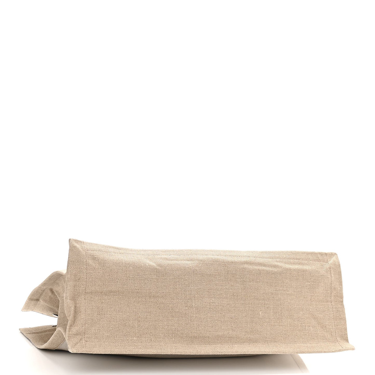 Linen Calfskin Rive Gauche Tote Optic White