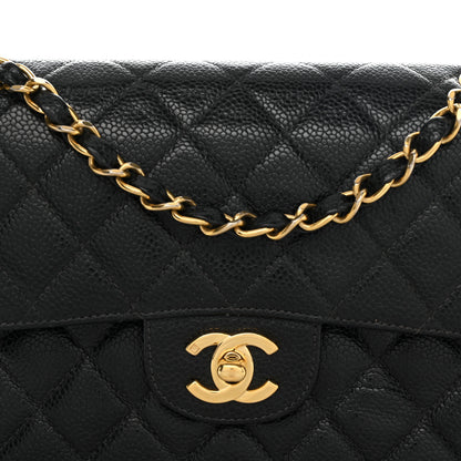 Chanel Caviar Quilted Small Double Flap Black 8 of 10