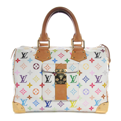 Louis Vuitton Monogram Multicolor Speedy 30 White 1 of 7