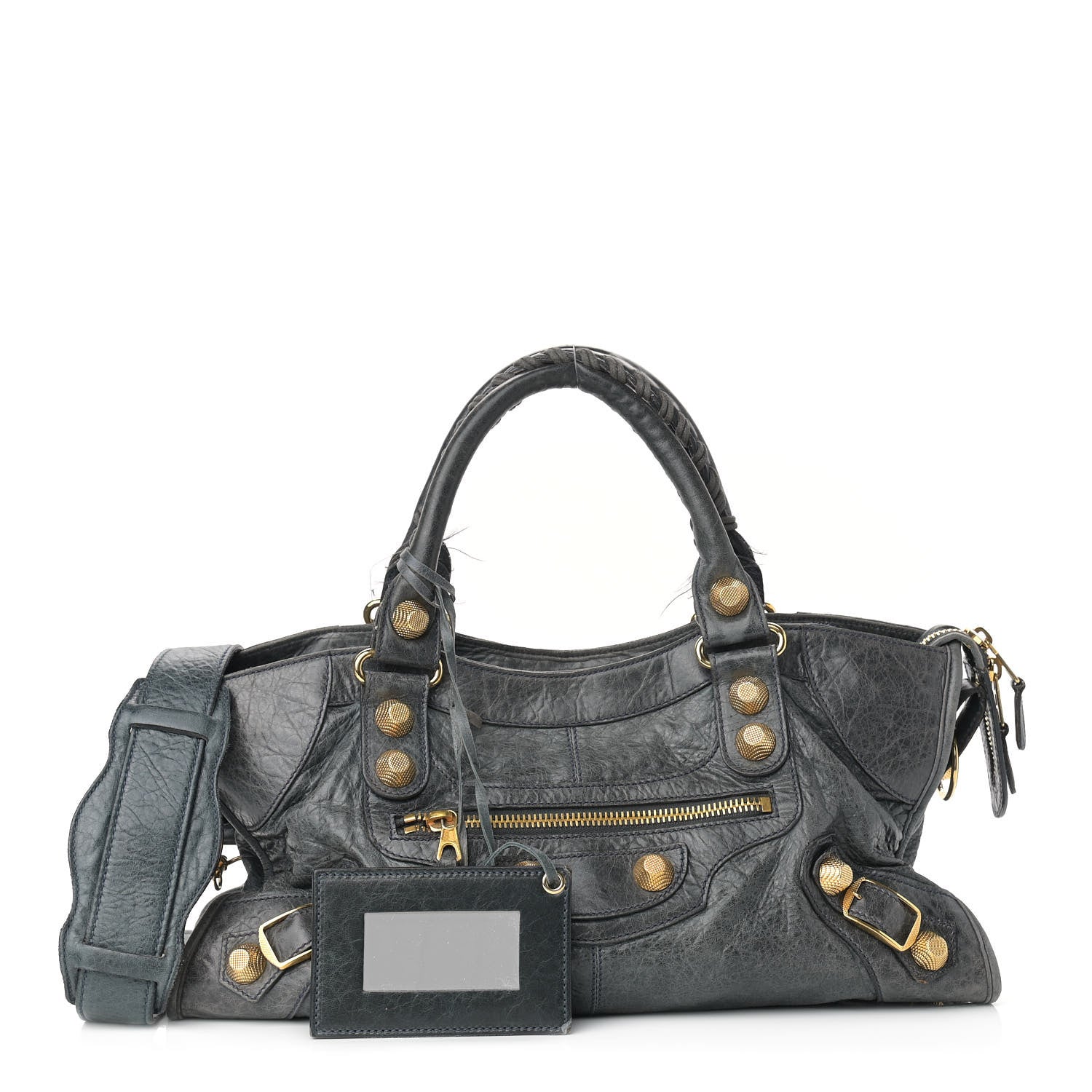Balenciaga Agneau Giant 21 Gold Hardware Part Time Anthracite 1 of 12