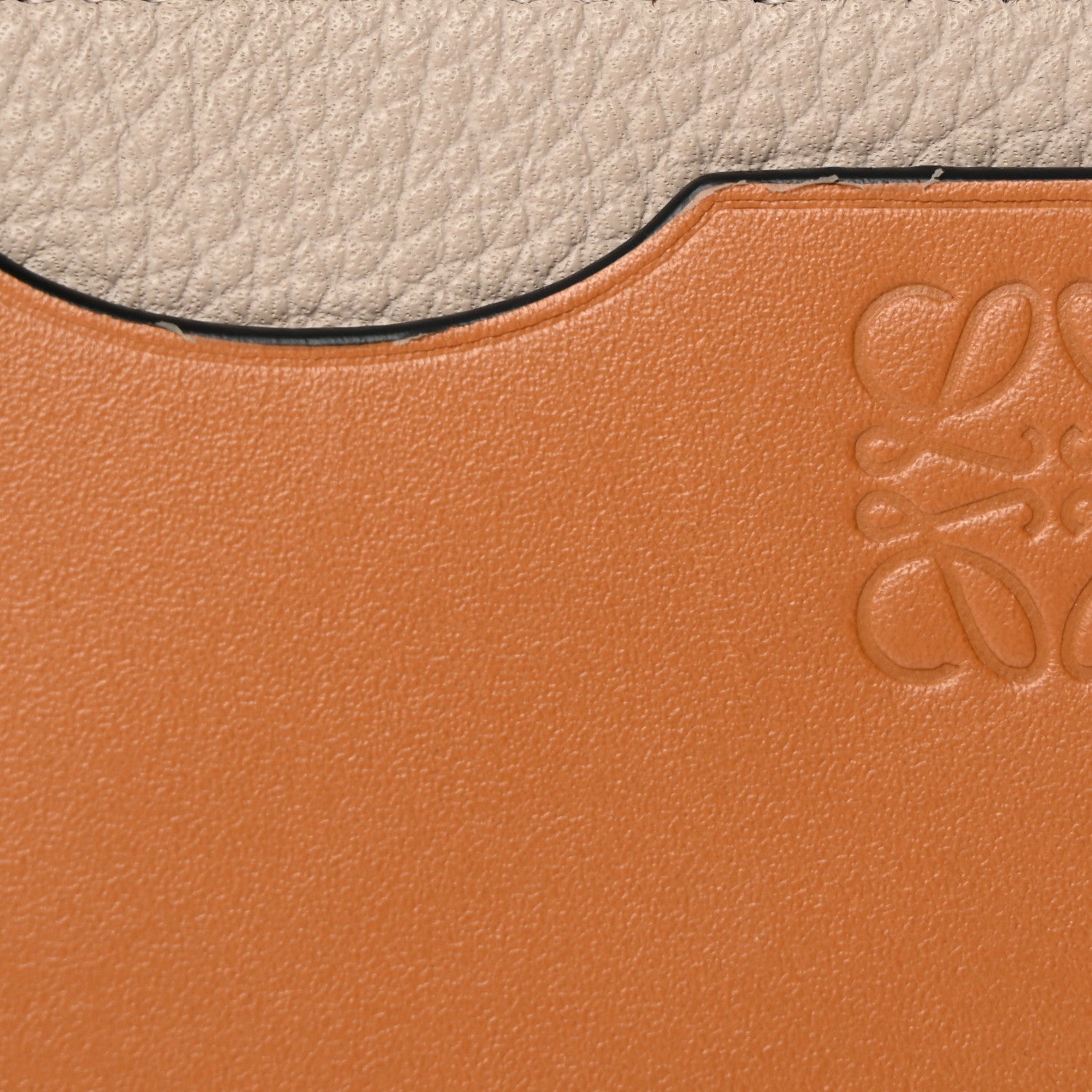 Loewe Soft Grained Calfskin Coin Card Holder Light Oat Honey 11 of 15